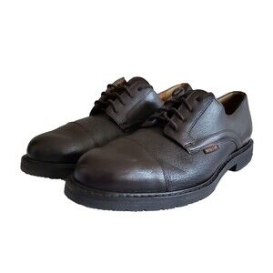 Mephisto Melchior Men's Size 10.5 Goodyear Welt Black Leather Dress Shoes LaceUp